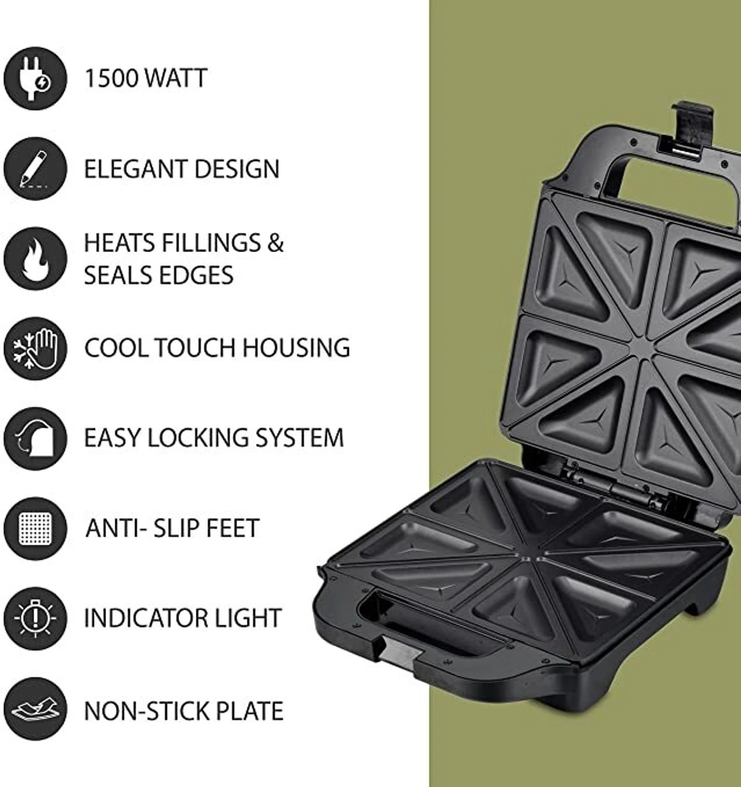 NOUVETTA  4 slice Sandwich Maker