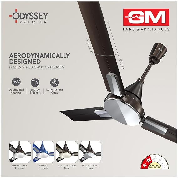 Orisys Premier Ceiling Fan 1200 mm