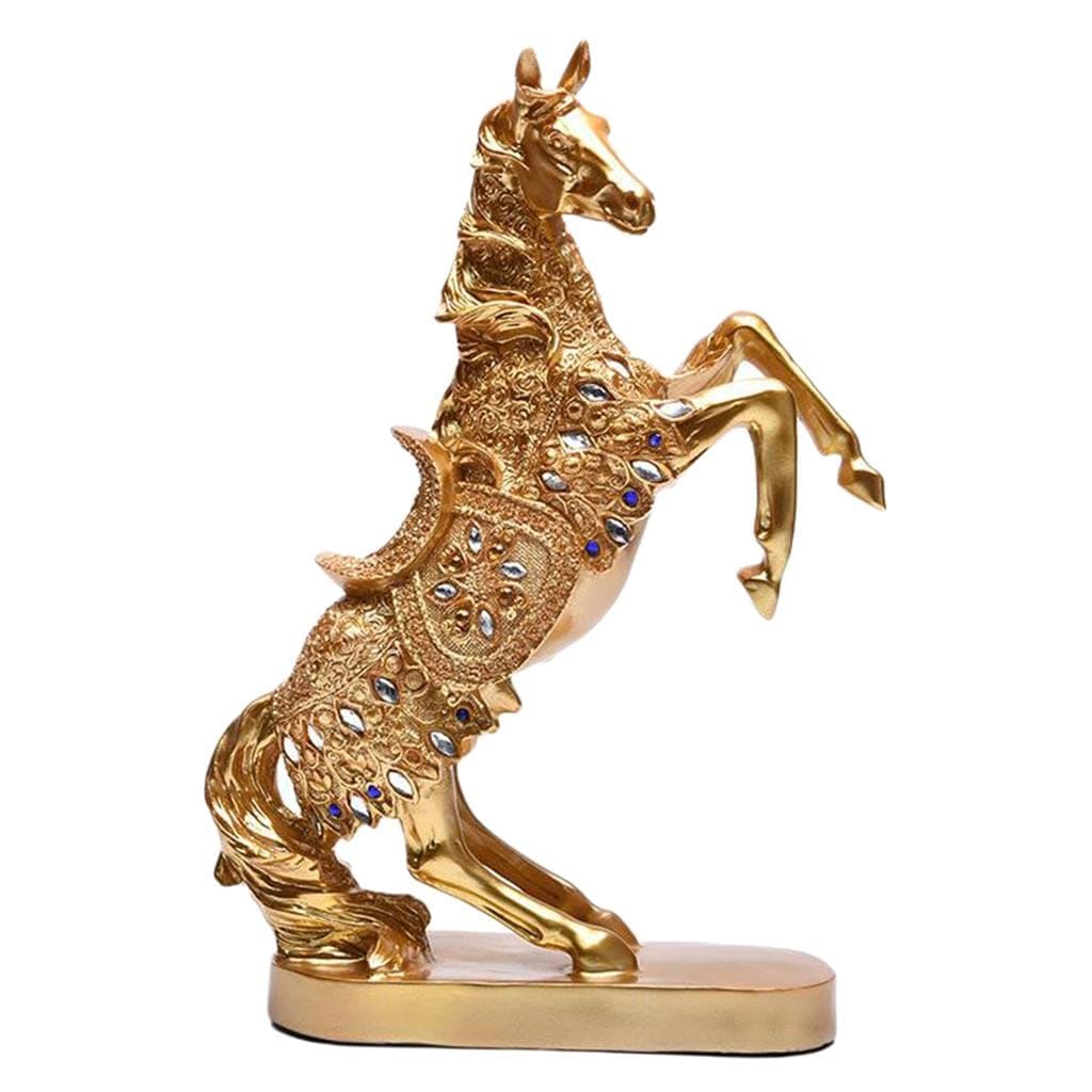 VK Statue Golden Hourse 1 Pc
