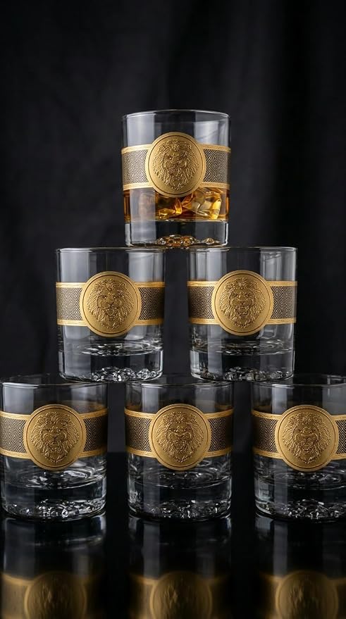 BornChef 6Pc Whisky Glass Set