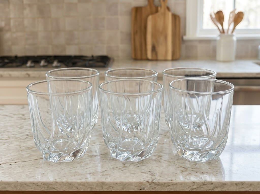 Dimond Glass Set 6 Pc