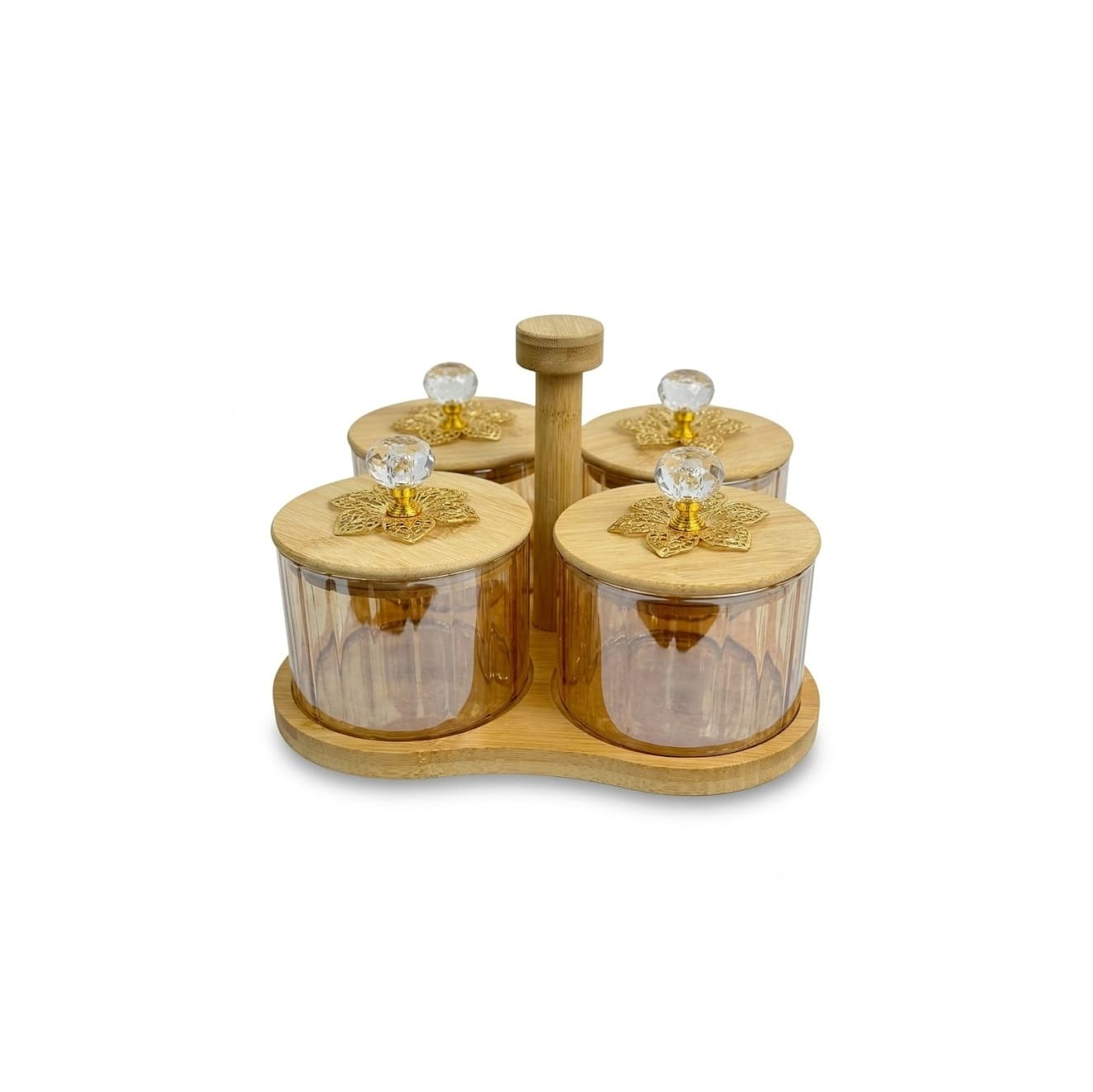 SS Glass Jar Set